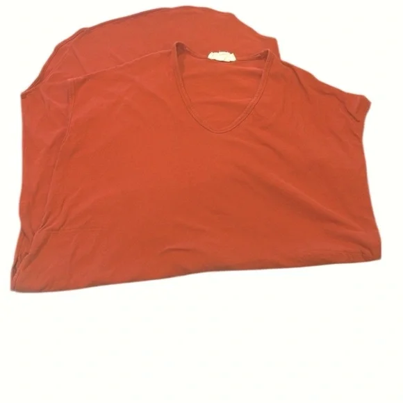 Free People Beach Dress With Pockets Womens Size Small Short Sleeve Burnt Orange - Picture 7 of 10